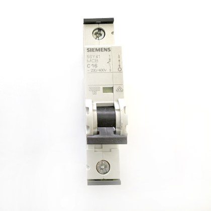 Siemens 5SY41 5SY4116-7 C16 16A 16 Amp MCB Circuit Breaker Type C
